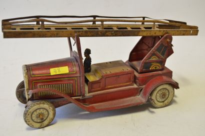 TIPP&CO, fire truck with ladder, lithographed...