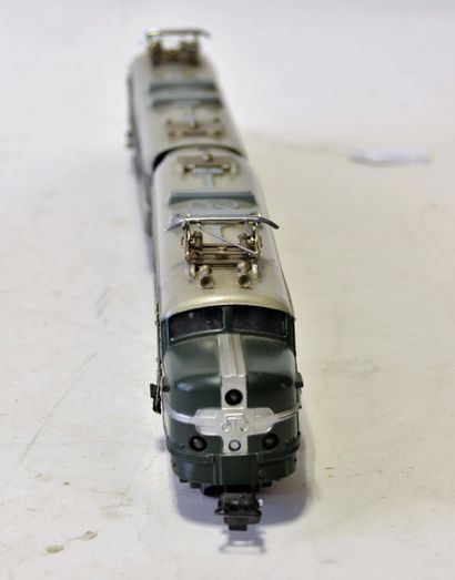 null MÄRKLIN DL800/3 (1952/54) , locomotive, BoBoBo, in green, flat cardan shaft,...