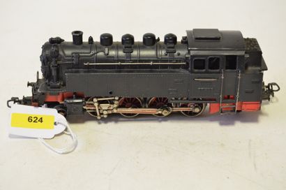 null MÄRKLIN TT800/2 (1952) locotender 141, black DB, in good condition, coupling...