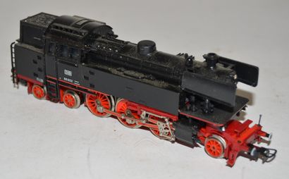 null PIKO HO (2) locomotives : DB BR 66 locotender 132 in black n° 66002 (MB) - French...