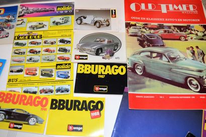 null Important lot of car/miniature catalogues/magazines including:

-Bburago from...