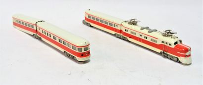 null MÄRKLIN (3) ST 800, green, blue and red, in 4 parts:

- ST800 G & ST800M/ G...