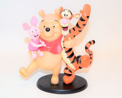 null DISNEY: Winnie the Pooh, Tigger and Piglet by A.A. Milne and E.H. Shepard. Resin....