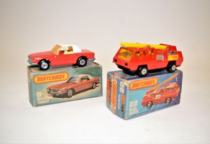 null MATCHBOX: 2 new vehicles in box

-Mecedes tourer 6, new in original box, 1979...
