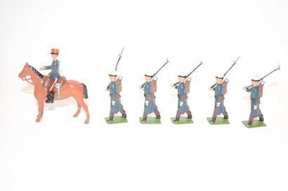 null BRITAINS: set 9167 "Foreign Legion on parade" complete in original box, 6 figures,...