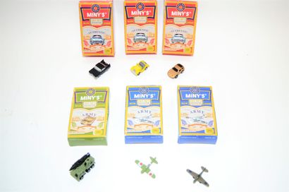 null MINY'S: 6 vehicles in boxes:

-Cadillac 59

-Porsche 928

-Ford 32

-Curtis...