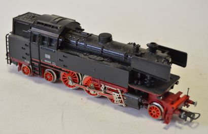 null PIKO HO (2) locomotives : DB BR 66 locotender 132 in black n° 66002 (MB) - French...