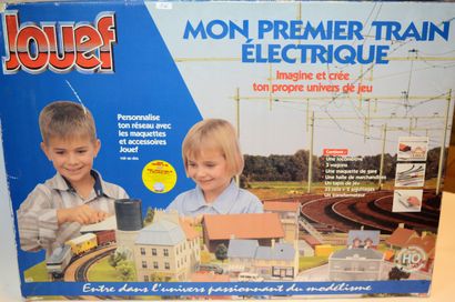 null JOUEF HO: "My First Electric Train" set includes a locomotive, 3 cars, model...