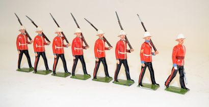 Britains BRITAINS (8): Regiment of the Guard, Canada. Complete set, circa 1960. Good...
