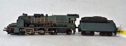 JOCADIS JOCADIS (production) locomotive belge type 10, 231, tender 4 axes, verte...