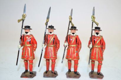 Britains BRITAINS Set 1257 "the State coach" with 18 figures. Damage and missing...