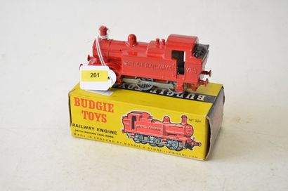 BUDGIE TOYS, raylway Engine, métal rouge,...