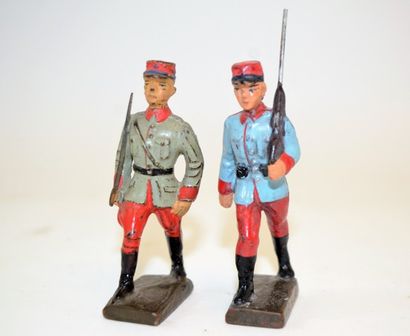 Linéol LINEOL (2): 1 officer and 1 Brazilian soldier. Good condition.