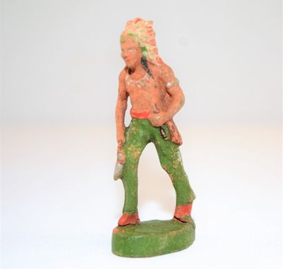 DURSO DURSO: Indian walking. Period 1935/40. Mark on the base "Belgian manufacture",...