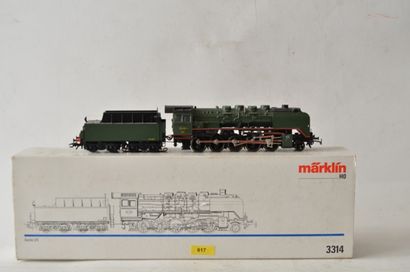MARKLIN HO MÄRKLIN 3314 (sonderserie 1992) locomotive belge série 25, type 150, tender...