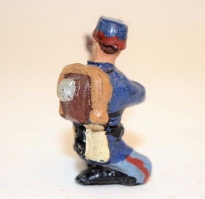 Linéol LINEOL: 1 Serbian soldier at the fire. Rare piece. Good condition.