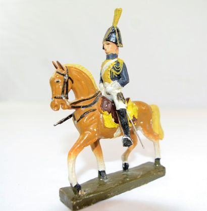 DURSO DURSO: Carabinier Hollandais des années 1830 à cheval, bon état, rare. Circa...
