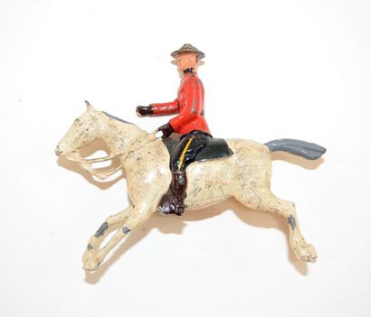 Britains BRITAINS (5): complete set of 5 Canadian Mounties, circa 1960. Condition...
