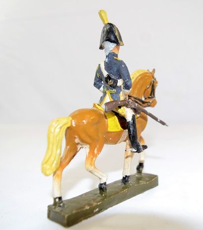 DURSO DURSO: Carabinier Hollandais des années 1830 à cheval, bon état, rare. Circa...