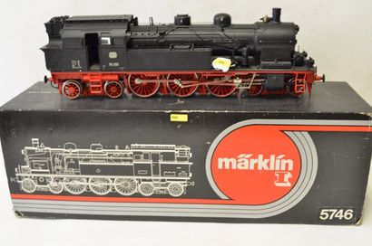MÄRKLIN "I" moderne MÄRKLIN écart I moderne 5746, (1982-86) locotender, 2C2, noire...