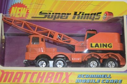 null MATCHBOX Super Kings camion grue K-12 "Lifting jib with revolution cab/mobile...