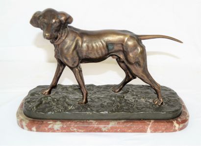 Pierre-Jules MÈNE (1810-1879), Bronze chien...