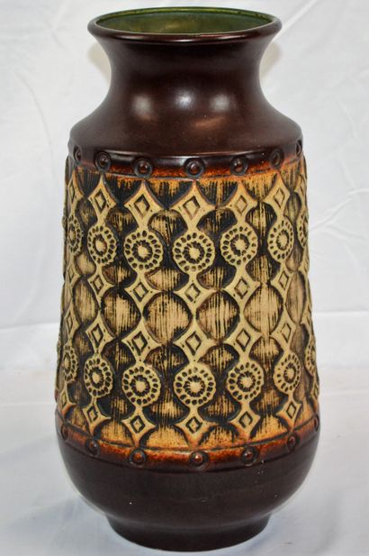 Grand vase JASBA (réf. 1 567 40) en céramique,...