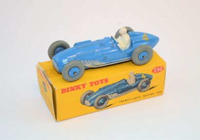 DINKY TOYS 230: Talbot-Lago Racing Car bleue,...