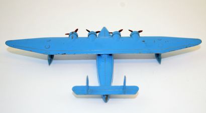 null DINKY TOYS 60W: Clipper III Flying boat (bleu clair), 1945. MINT.
