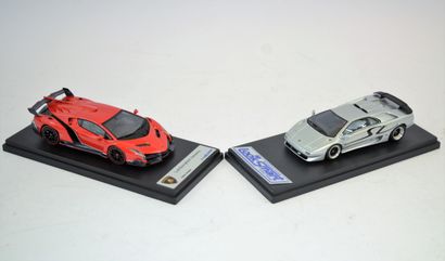 null LOOKSMART 6 Lamborghini au 1/43ème: Diablo SV 1995, Huracan LP 610-4 Spyder,...