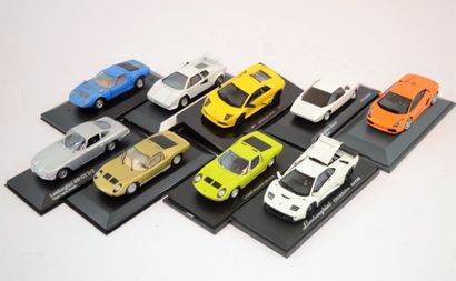 null 9 Lamborghini au 1/43ème, marques et modèles divers (Joal, Minichamps, Auto...