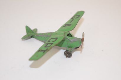 null DINKY TOYS 60B: De Havilland Leopard Moth, vert, immatriculé G-A CPT, après...