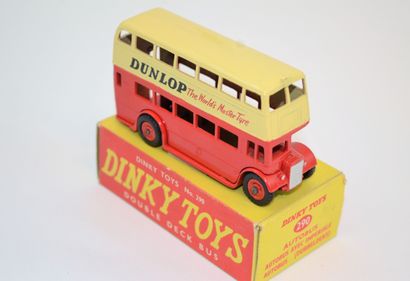 null DINKY TOYS 290: Bus Double Deck "Dunlop" rouge et beige. MIB.