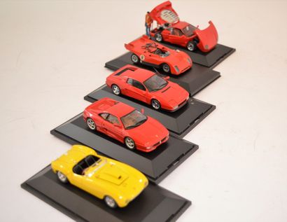 null 10 Ferrari au 1/43ème, divers modèles et marques (Art Model, Bang, Mebetoys,...