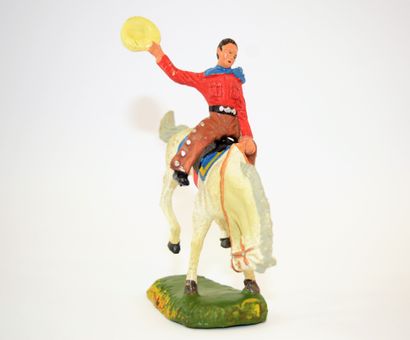 DURSO: figurine en composition de Cow-boy...
