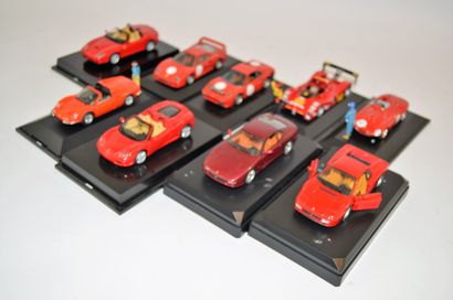 null 9 Ferrari au 1/43ème, marques et modèles divers (Burago, Mattel, Bang...)