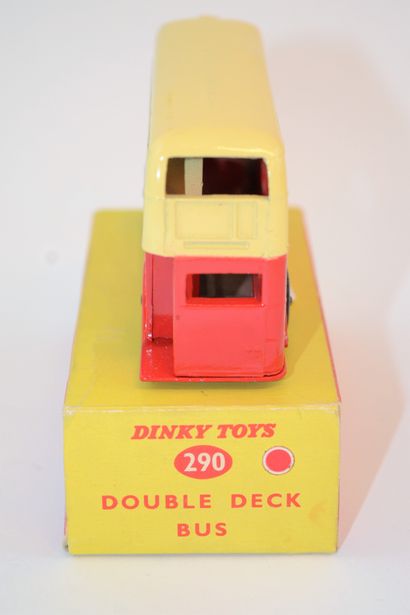 null DINKY TOYS 290: Bus Double Deck "Dunlop" rouge et beige. MIB.