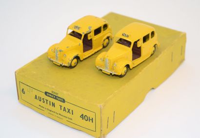 DINKY TOYS 40 H: Trade Box Austin Taxi, avec...
