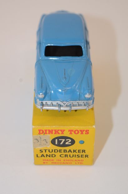 null DINKY TOYS 172: Studebaker bleue, 1954/56. MIB. Rare.