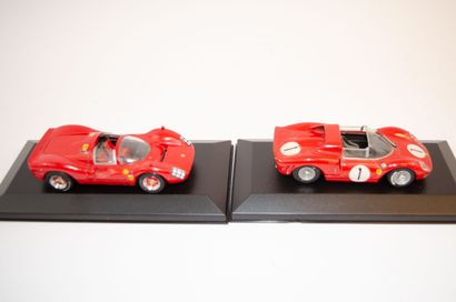 null 6 Ferrari au 1/43ème, différentes marques et modèles (Brumm, Solido, Model ...