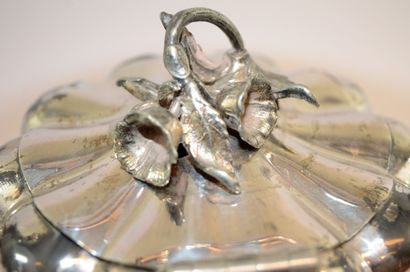 Shaw & Fiischer SHAW & FISCHER (Sheffield): Silver plated teapot and stove, late...