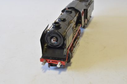 Merkur MERKUR CSR écart O :, locomotive 2-2-0, tender 3 axes, en noir, moteur électrique,...
