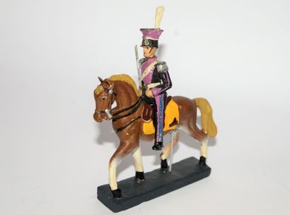 DURSO DURSO: 1 Officier à cheval du régiment des lanciers Polonais, 1er Empire, en...