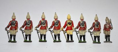 null CRESCENT TOYS: 8 foot Live Guards. Used condition, CIRCA 1950. Rare.