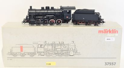 MARKLIN MÄRKLIN 37557 locomotive à vapeur des FS (chemins de fer italien) en noir,...