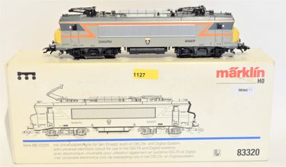 MARKLIN MÄRKLIN 83320 motrice SNCF, BB 22202 TU, gris deux tons, ligne orange, boîte...
