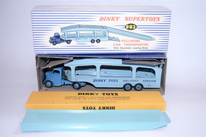 DINKY DINKY TOYS 982 : Pullmore Car Transporter et sa rampe détachable. En boite,...