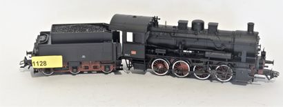 MARKLIN MÄRKLIN 37557 locomotive à vapeur des FS (chemins de fer italien) en noir,...