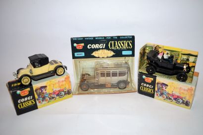 CORGI CORGI TOYS CLASSICS: Ford T 1915, Renault 12/16 de 1910, Rolls royce Silver...