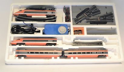 LIMA HO LIMA HO TGV sud-est, in four parts, in box, rails, transformers, switches,
average...